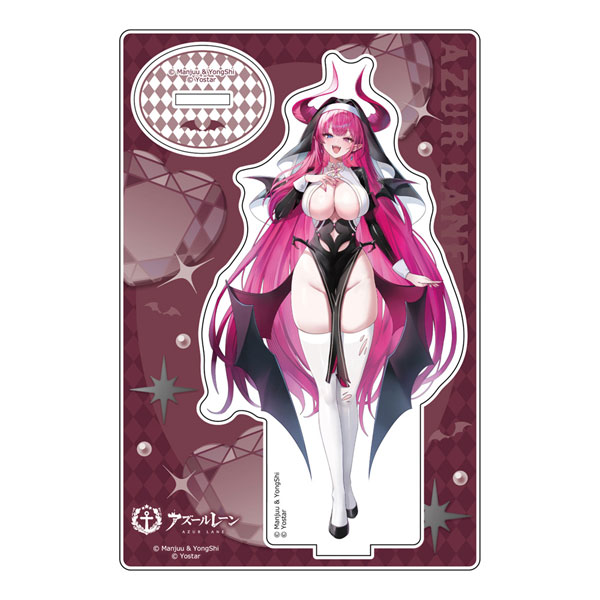 Curtain Damashii Azur Lane New Illustration Acrylic Stand (Mecklenburg / Succubus Nun) 图片 1