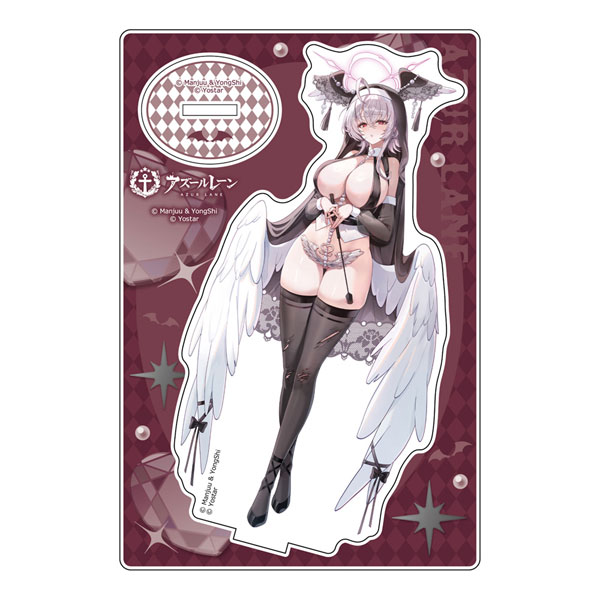 Curtain Damashii Azur Lane New Illustration Acrylic Stand (Pearl / Succubus Nun) 图片 1