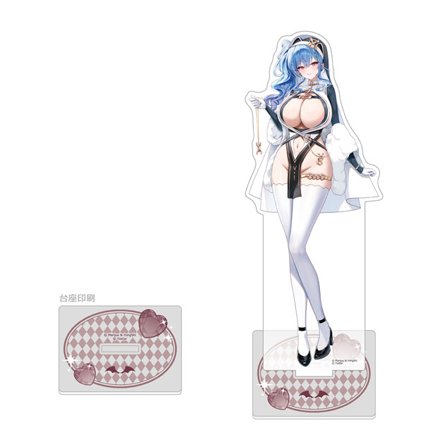 Curtain Damashii Azur Lane New Illustration Jumbo Acrylic Stand (St. Louis / Succubus Nun)