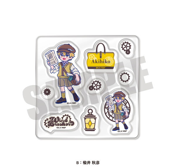 MENEGI TV Anime "WIND BREAKER" Nyutoro Birthday Goods Akihiko Nirei Custom Sticker Sheet B Bild 1