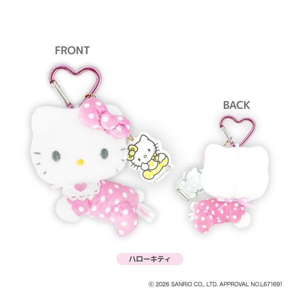 TCP Hello Kitty Lovely Babies BABY Mascot w/Carabiner Hello Kitty 圖片 1