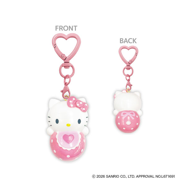 TCP Hello Kitty Lovely Babies Korokorochan Keychain Pink