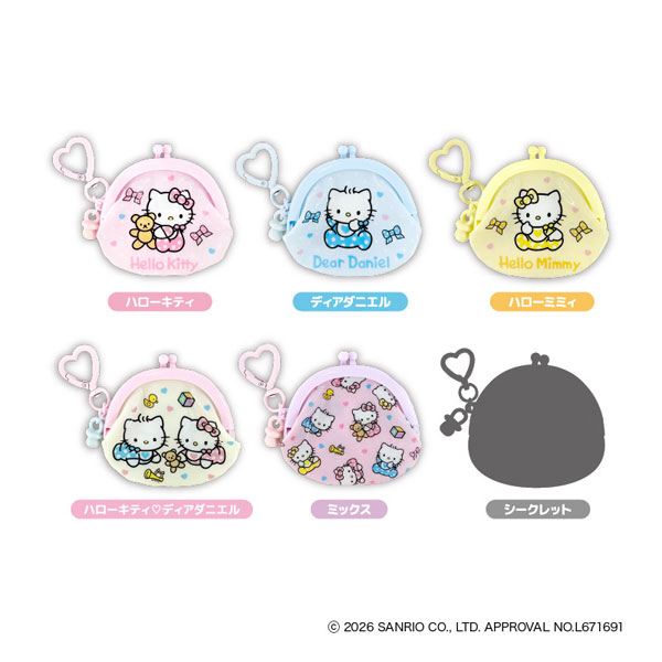 TCP Hello Kitty Lovely Babies Trading Mini Clasp Pouch 6Pack BOX 圖片 1