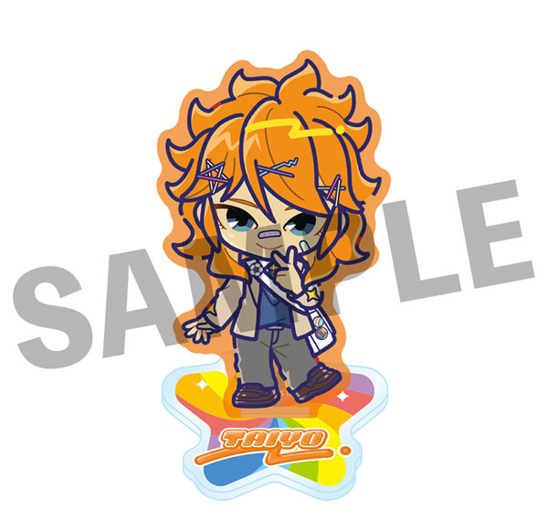 DMM.com Inazuma Eleven: Victory Road Mini Chara Acrylic Stand Taiyou Amemiya Heisei Pop ver. รูปภาพ 1