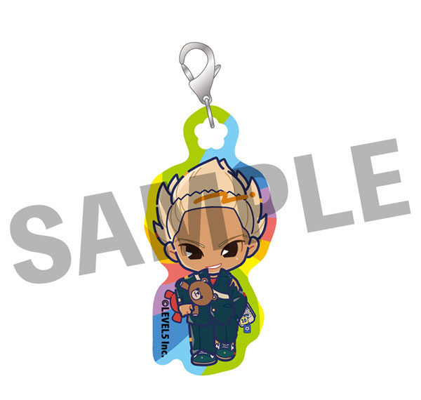 DMM.com Inazuma Eleven: Victory Road Mini Chara Acrylic Charm Shuuya Gouenji Heisei Pop ver. รูปภาพ 1
