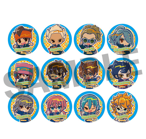 DMM.com Inazuma Eleven: Victory Road Trading Mini Character Tin Badge Heisei Pop ver. 12Pack BOX รูปภาพ 1