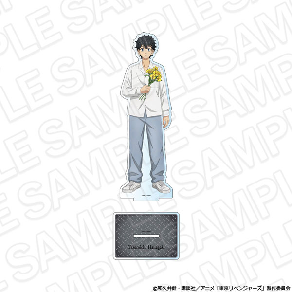 Contents Seed TV Anime "Tokyo Revengers" Deka Acrylic Stand Takemichi Hanagaki flower ver. รูปภาพ 1