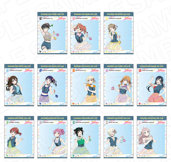 Contents Seed Love Live! Nijigasaki High School Idol Club SNS Style Clear Snap Water Balloon ver. 13Item Set รูปภาพ 1