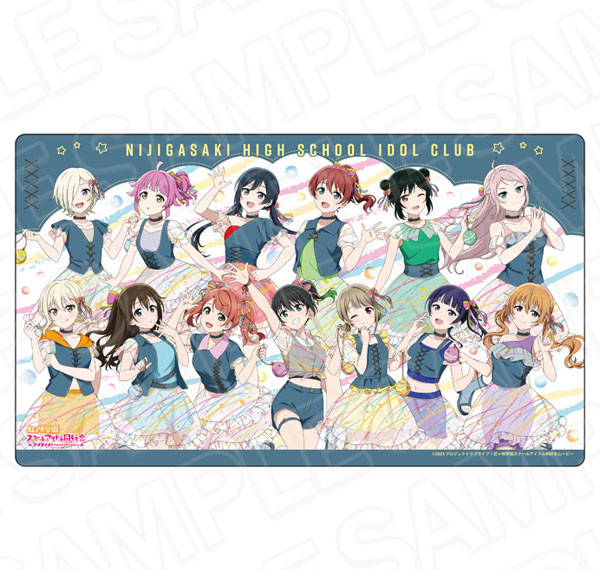 Contents Seed Love Live! Nijigasaki High School Idol Club Rubber Desk Mat Water Balloon ver. รูปภาพ 1