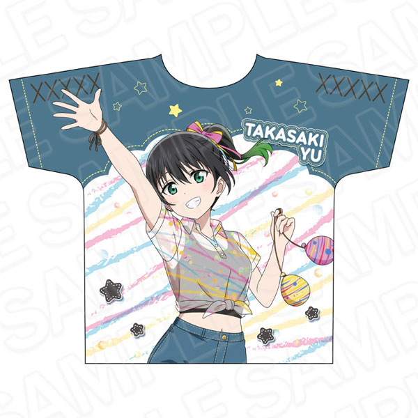 Contents Seed Love Live! Nijigasaki High School Idol Club Full Graphic T-shirt Yu Takasaki Water Balloon ver. gambar 1