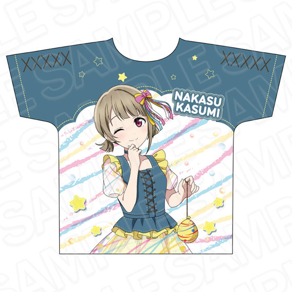 Contents Seed Love Live! Nijigasaki High School Idol Club Full Graphic T-shirt Kasumi Nakasu Water Balloon ver. Bild 1