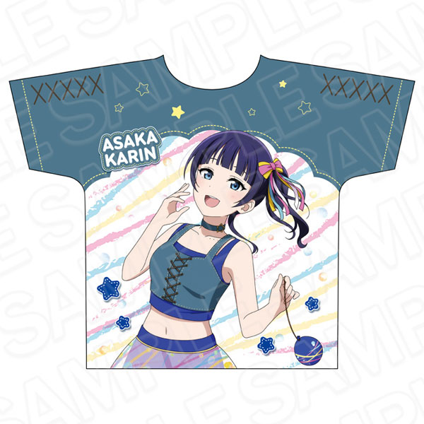 Contents Seed Love Live! Nijigasaki High School Idol Club Full Graphic T-shirt Karin Asaka Water Balloon ver.