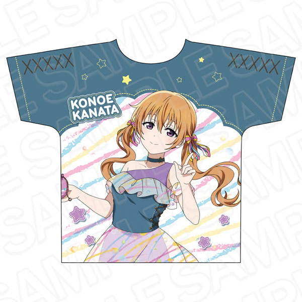 Contents Seed Love Live! Nijigasaki High School Idol Club Full Graphic T-shirt Kanata Konoe Water Balloon ver.