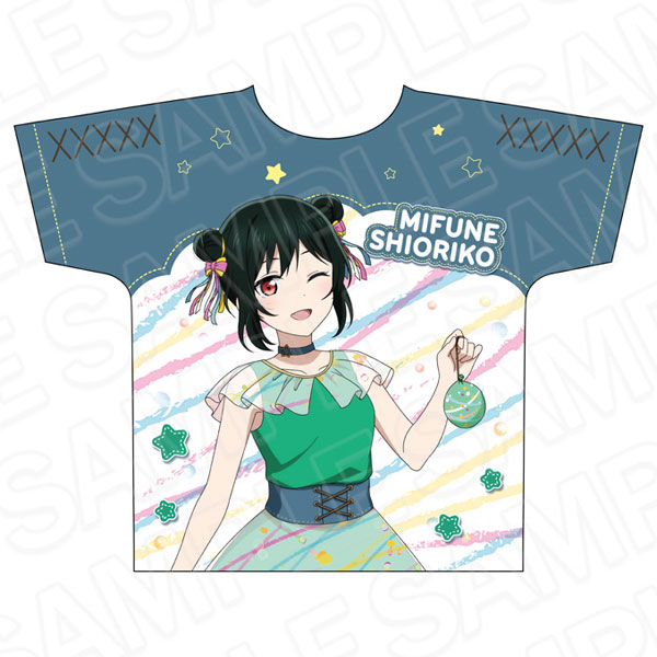 Contents Seed Love Live! Nijigasaki High School Idol Club Full Graphic T-shirt Shioriko Mifune Water Balloon ver. image 1