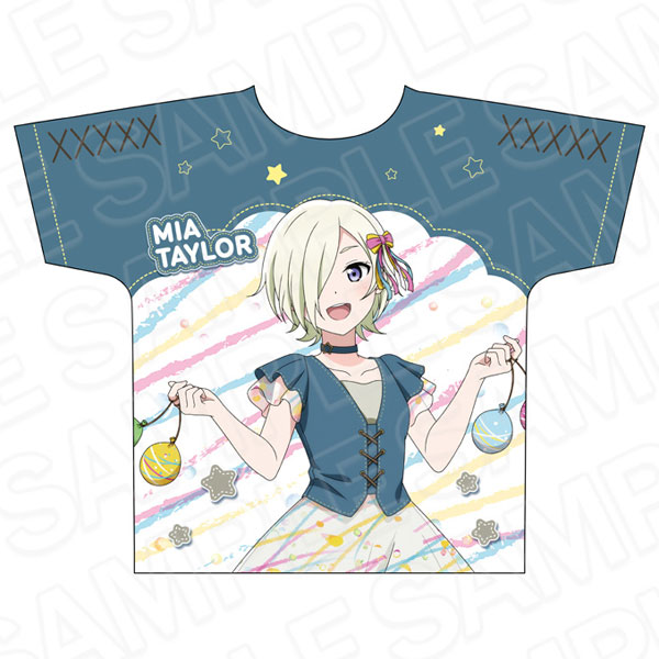 Contents Seed Love Live! Nijigasaki High School Idol Club Full Graphic T-shirt Mia Taylor Water Balloon ver. image 1