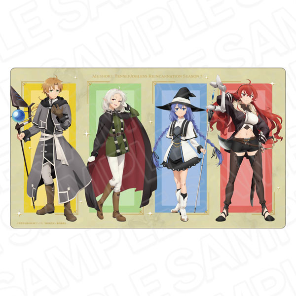 Contents Seed Anime "Mushoku Tensei: Jobless Reincarnation III -Isekai Ittara Honki Dasu-" Rubber Desk Mat hình ảnh 1