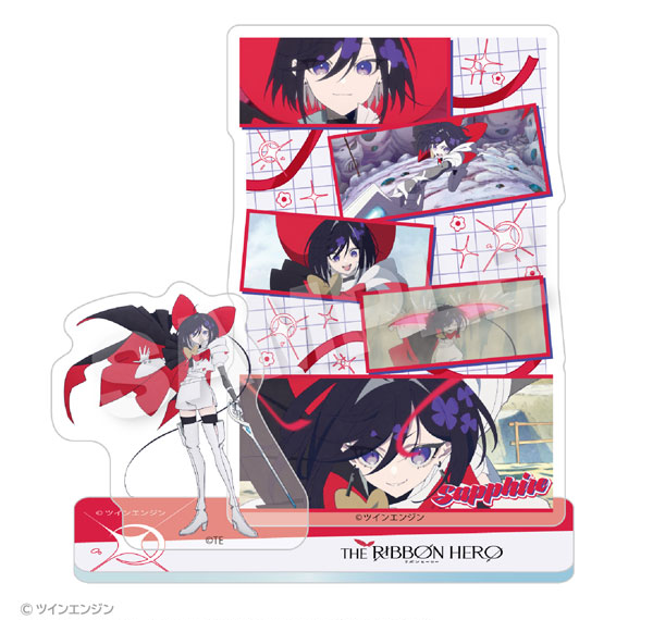 Stella Notes THE RIBBON HERO Memories Acrylic Mascot Sapphire (Ribbon Knight) รูปภาพ 1
