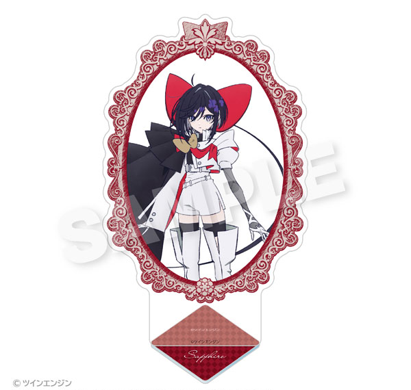 Stella Notes THE RIBBON HERO Frame Style Acrylic Stand Sapphire (Ribbon Knight) รูปภาพ 1