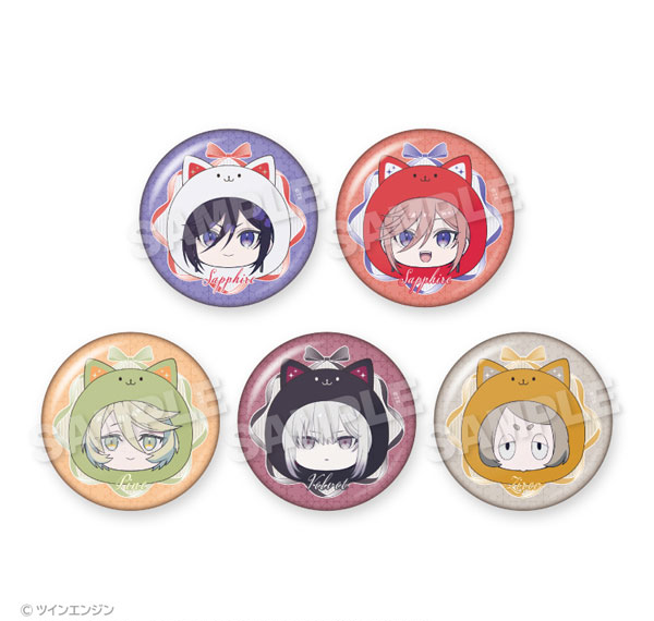 Stella Notes THE RIBBON HERO Trading Marumates Tin Badge 5Pack BOX รูปภาพ 1