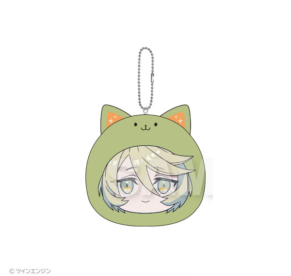 Stella Notes THE RIBBON HERO Marumates Cushion Keychain Pine