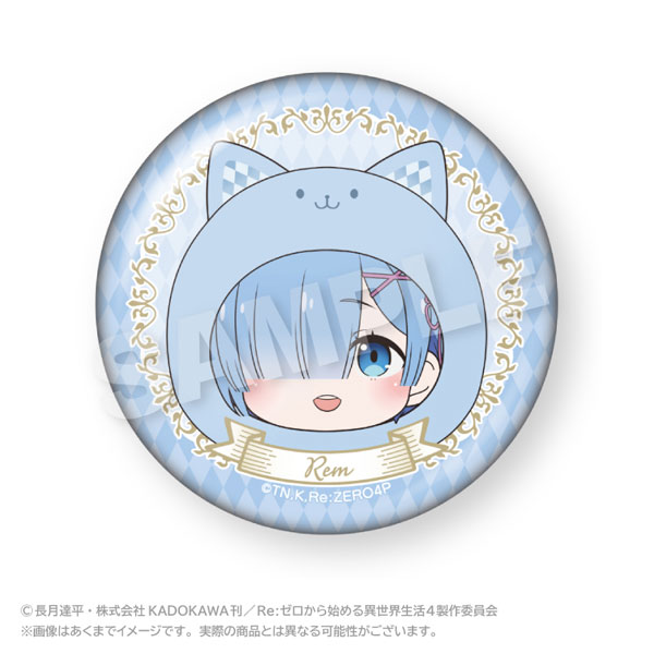 Stella Notes Re:ZERO -Starting Life in Another World- Marumates Aurora Tin Badge Rem imagen 1