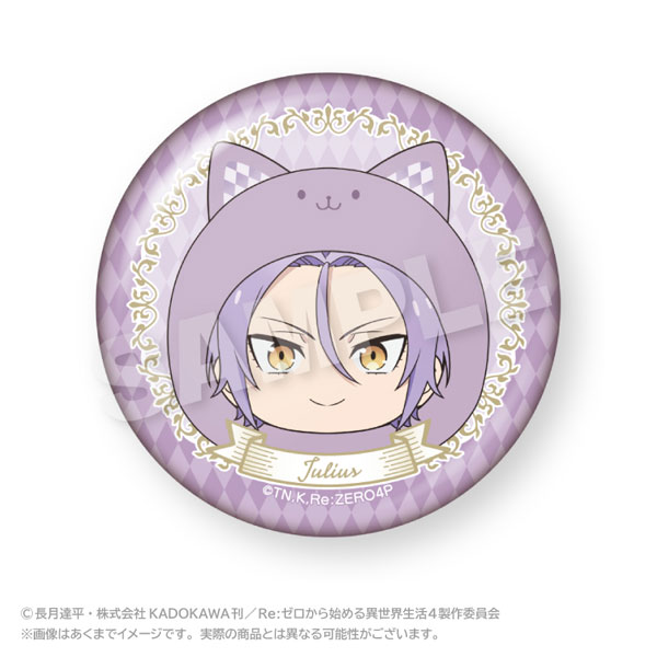 Stella Notes Re:ZERO -Starting Life in Another World- Marumates Aurora Tin Badge Julius