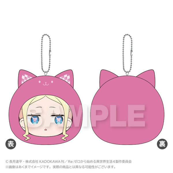 Stella Notes Re:ZERO -Starting Life in Another World- Marumates Cushion Keychain Beatrice imagen 1