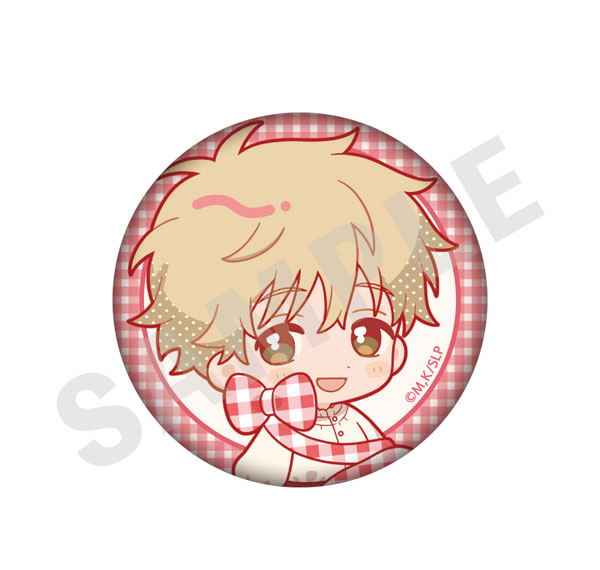 coly TV Anime "Skip and Loafer" Mini Chara Ribbon Series Tin Badge Gingham ver. (Sosuke Shima) รูปภาพ 1