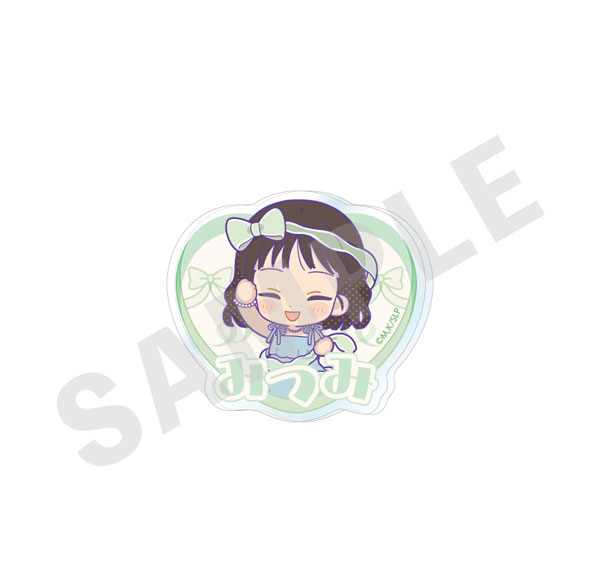 coly TV Anime "Skip and Loafer" Mini Chara Ribbon Series Name Badge Organdy ver. (Mitsumi Iwakura) รูปภาพ 1