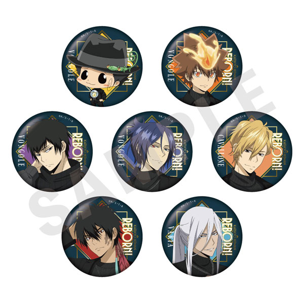 coly "Reborn!" Trading Shiny Tin Badge Black Knit Coordinate ver. 7Pack BOX รูปภาพ 1