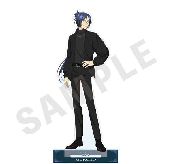 coly "Reborn!" Big Acrylic Stand Black Knit Coordinate ver. (Mukuro Rokudo (10 Years Later)) imagen 1