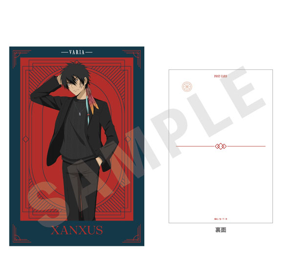 coly "Reborn!" Postcard Black Knit Coordinate ver. (XANXUS (10 Years Later)) gambar 1