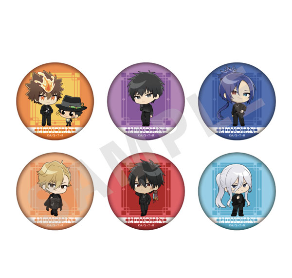 coly "Reborn!" Mini Chara Trading Tin Badge Black Knit Coordinate ver. 6Pack BOX รูปภาพ 1