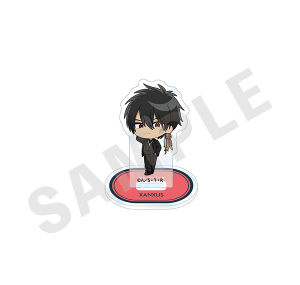 coly "Reborn!" Mini Chara Acrylic Stand Black Knit Coordinate ver. (XANXUS (10 Years Later)) Bild 1