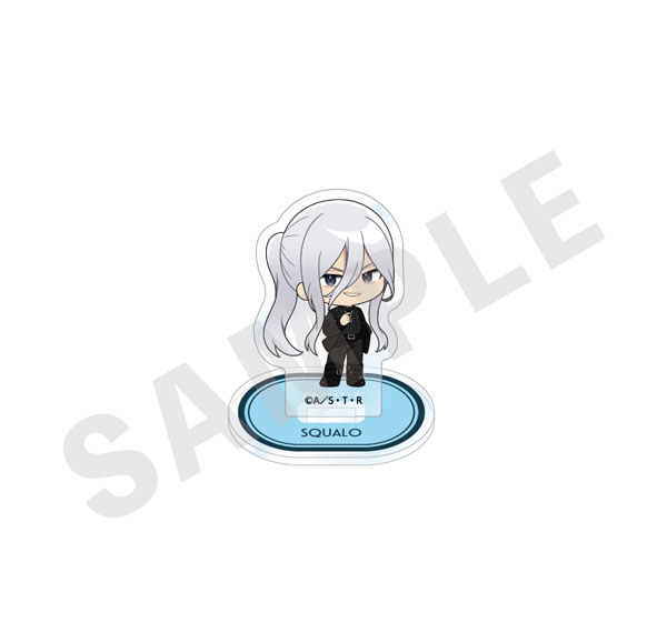 coly "Reborn!" Mini Chara Acrylic Stand Black Knit Coordinate ver. (Superbi Squalo (10 Years Later)) Bild 1