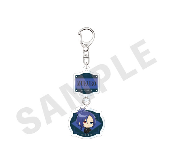coly "Reborn!" Mini Chara 2-part Acrylic Keychain Black Knit Coordinate ver. (Mukuro Rokudo (10 Years Later))
