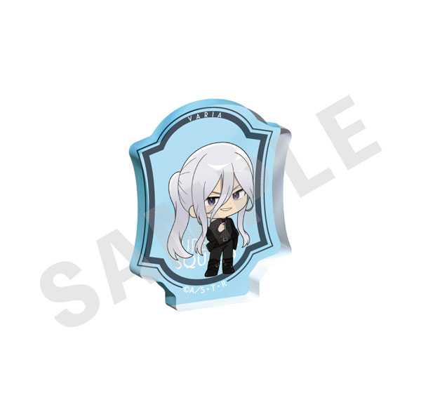 coly Reborn! Mini Chara Mini Diecut Acrylic Block Black Knit Coordinate (Superbi Squalo (10 Years Later)) Bild 1
