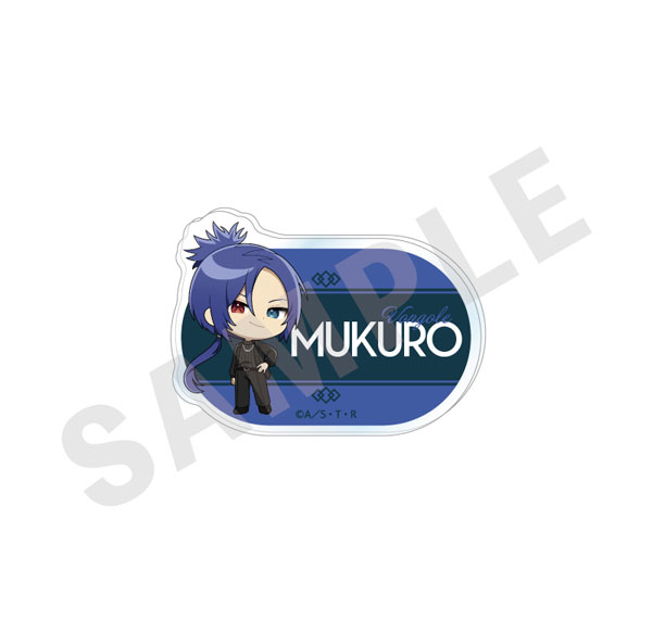 coly "Reborn!" Mini Chara Name Badge Black Knit Coordinate ver. (Mukuro Rokudo (10 Years Later))