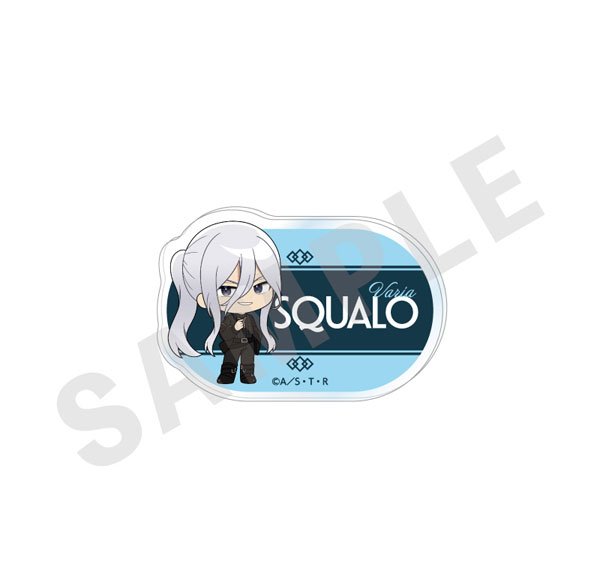 coly "Reborn!" Mini Chara Name Badge Black Knit Coordinate ver. (Superbi Squalo (10 Years Later)) Bild 1