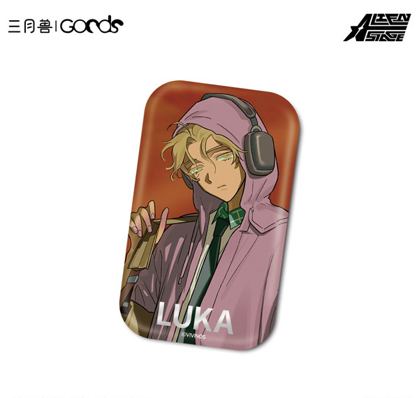 March Monster "ALIEN STAGE" Zombie Stage: Fading Youth ver. Square Tin Badge Luka