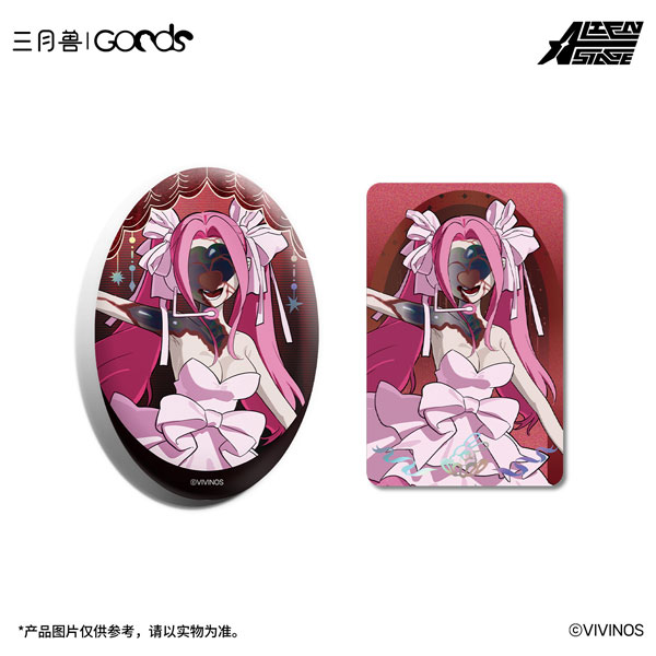 March Monster "ALIEN STAGE" Zombie Stage: Fading Youth ver. Tin Badge Mini Bromide (Glossy Card) Set Mizi