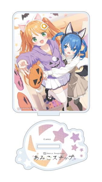 Amico-chan Amico Snap Series Acrylic Stand Halloween Illustration: Kani Biimu imagen 1