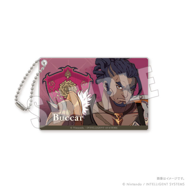 empty Fire Emblem: Fortune's Weave Acrylic Keychain 17. Buccar