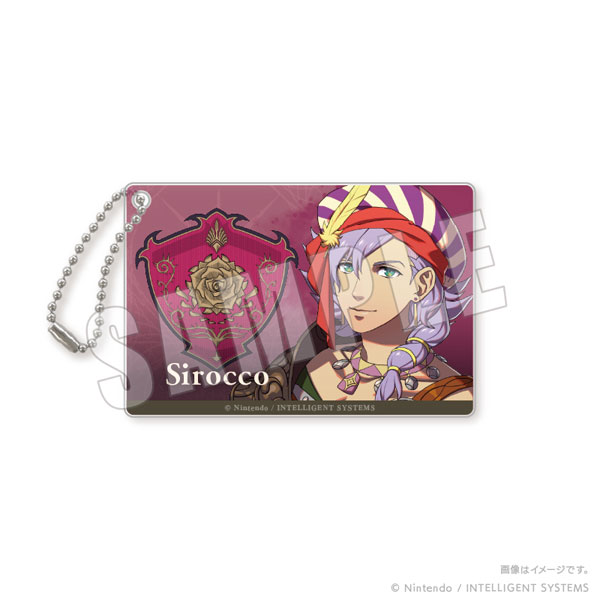 empty Fire Emblem: Fortune's Weave Acrylic Keychain 18. Sirocco