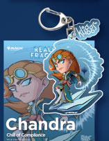 Gatherers'Tavern Fractured Reality Chandra, Chill of Compliance Kliggs Keychain Bild 1