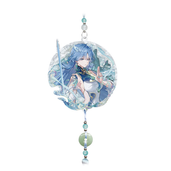 KURO GAMES [Exclusive Sale] Wuthering Waves Mengzhou's Silhouette Themed Acrylic Keychain Qingxiao รูปภาพ 1