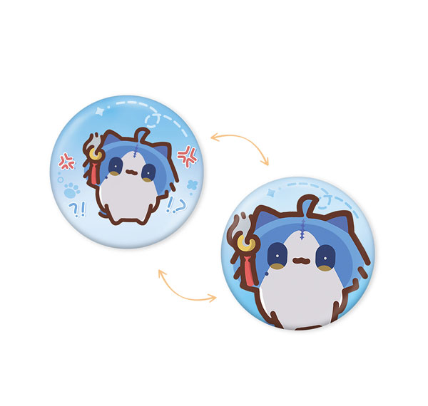 KURO GAMES [Exclusive Sale] Wuthering Waves x YUE XIN MEOW Daily Resonance Themed Lenticular Badge Yangyang: Xuanling Bild 1