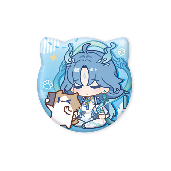 KURO GAMES [Exclusive Sale] Wuthering Waves x YUE XIN MEOW Daily Resonance Themed Tin Badge Qingxiao x YUE XIN MEOW Bild 1