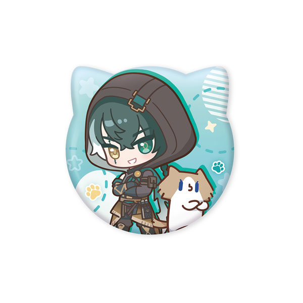 KURO GAMES [Exclusive Sale] Wuthering Waves x YUE XIN MEOW Daily Resonance Themed Tin Badge Jingran x YUE XIN MEOW image 1