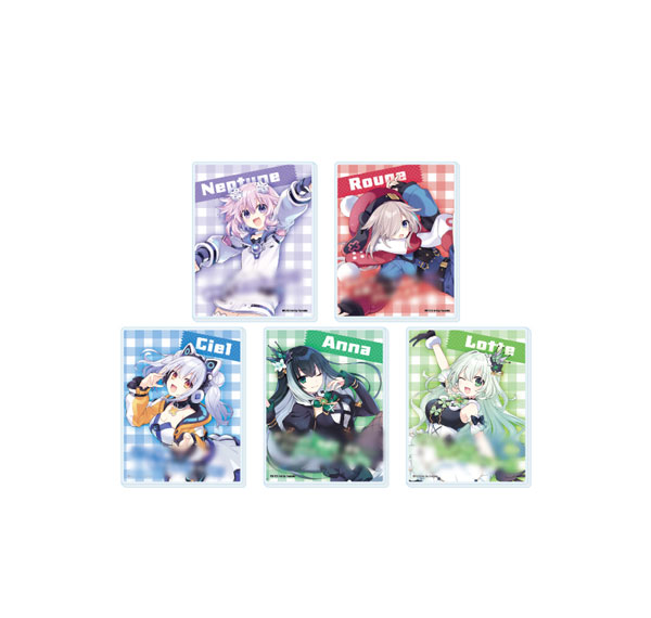 A3 Acrylic Card "Hyperspace Neptunia: Unlimited" 01/ Blind (All 5Type) (Official Illustration) Complete Set Bild 1